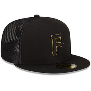 NEW ERA | PITTSBURGH PIRATES MENS BLACK 2022 BATTING PRACTICE 59FIFTY FITTED HAT